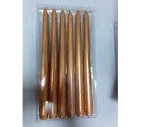 Candele candeliere varie: 6 ORO/ ROSSE / PERLA, 12 PERLA,12 ROSSE,4 ORO TORCHON