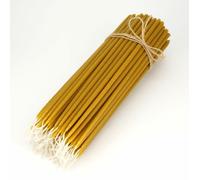 Candele chiesa coniche cera d'api pura 100% profumo ortodosso miele naturale ...