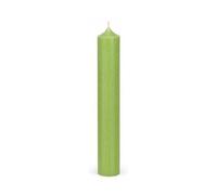 Candele colorate, lunghezza 250 mm, diametro 22 mm, combustione senza residui, colore: verde giada, set da 16 pezzi