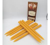 Candele con cera d'api 2 cm alta 30 cm +/-75 grammi 9 ore - confezione a scelta