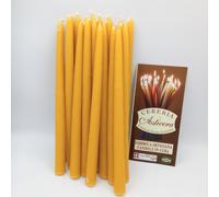 Candele con cera d'api 2 cm alta 30 cm +/-75 grammi 9 ore - confezione a scelta