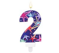 Candele con Numeri di Compleanno, Decorazione per Feste Interne Candela Decorativa con Numeri Decorazioni per Feste a Tema Sentimenti per Forniture per Decorazioni per Feste (Numero 2)