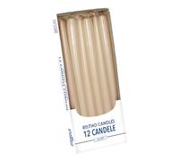 Candele Coniche, Panna, Diametro 2.2 cm Altezza 30 cm, 12 pezzi