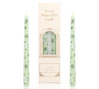 Candele da cena, 10'' stampate, candele affusolate per decorazioni per feste, non gocciolanti, lunghe, non profumate per candelieri, tavola, cena, San Valentino, decorazione per la casa, tè