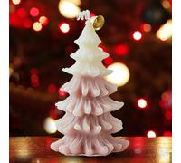Candele da donna Candele profumate per albero di Natale, set di scatole fai da te, decorazione per atmosfera modellante, candele natalizie, portacandele a forma di cuore (rosa, taglia unica)