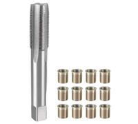 Candele di accensione filettate in acciaio ad alta velocità con inserti M14 x 1,25 e kit di rubinetti 16 x 1,25 inserti filettati accessori per cacciavite