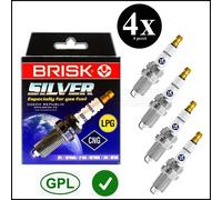 Candele di Accensione Gas Gpl Metano 4 Brisk DR17YS-9 Lancia Dedra (835)