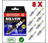 Candele di Accensione Gas Gpl Metano 8 Brisk DR17YS-9 Mercedes Classe E (W210)