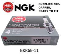 Candele Di Accensione NGK V-POWER Originali X 4 - BKR6E-11 / Codice NGK 2756