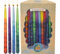 Candele Di Cera D'Api Fatte A Mano Kosher Lunghe 45 Senza Gocce Per Chanukah