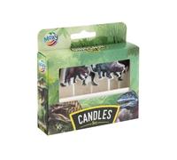 Candele di compleanno 3D dinosauri 5 pz