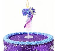 Candele di compleanno con numeri 7, candela scintillante con numeri per compleanno, candele di compleanno kpop, k pop decorazione topper per torte, decorazione per torte di compleanno, accessori per