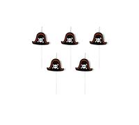 Candele di compleanno del partito dei pirati di Deco