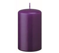 Candele di corona di Avvento Set di 4 Candele, Set Buio Viola 12 x 6 cm