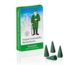 Candele di Crottendorfer al profumo di abete, 24 pezzi