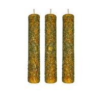 Candele di miele e ruda, cera d'api naturale, manifestazione, rituali abbondanza e pulizia energetica (3)