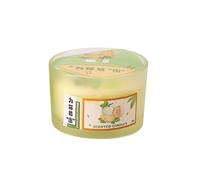 Candele di vetro fruttate realizzate con cera di soia e oli essenziali Candela creativa for aromaterapia Brucia pulita for alleviare lo stress(Groen)