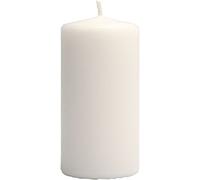 Candele, diametro: 50 mm, altezza: 10 cm, bianco, 6 pezzi