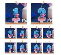 Candele digitali colorate e carini, adatte per abbracciare, feste, anniversari, compleanni e altre occasioni, possono essere usate come regali o decorazioni per feste C,D,E,B,I,J,F,M,A,G,HCera