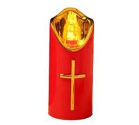Candele elettriche - Monumento funerario sicuro senza fuoco impermeabile per esterni, comodino a LED bianco caldo, luce accessori strutturata robusta, per la decorazione della camera da letto e del