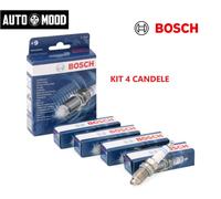 Candele Fiat Panda 500 1.2 Gas Grande Punto EVO 1.4 Alfa Mito Kit 4 Pezzi