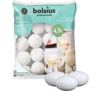 Candele Galleggianti Decorative, Cera, Bianco, 4.5Cm W X 3Cm H, 20 Unità