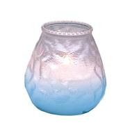 Candele In Bicchiere "Monarch" - Perlato 9,5X9,5 Cm Bianco Kerosene - 12 Unità