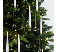 candele LED, decorativi, Natale, telecomando, sicure, palla di cristallo