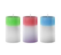 Candele Naturali Candele A Colonna Con Luce A LED Integrate Che Cambiano Colore