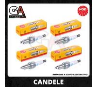 Candele NGK Fiat 500 Panda Punto Idea Grande Punto Alfa Mito 1.2 8V 1.4 ZKR7A-10