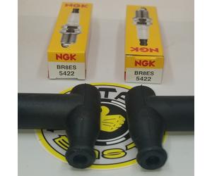 Candele NGK Per Yamaha Banshee E Cappucci Della Bobina Di Accensione