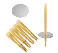 Candele per Orecchie Conico Sunglow con Filtro Incl. Manuale e Schutzscheiben Benessere per Orecchie Indiane - 8er Set