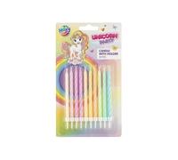 Candele per torta Unicorno