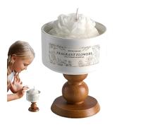 Candele profumate a lunga durata,candele profumate creative,Candele profumate alla camelia a forma di tazza di tè Profumo di casa in ceramica | Calzini di Natale, decorazione per aromaterapia