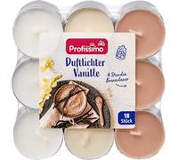 Candele profumate alla vaniglia, 1 pezzo - Marchio DM Germania - Compatibile con Profissimo - Duftlichter Vanilla, 1 St