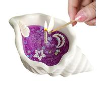 Candele profumate | Candela per aromaterapia - Candele in cera di soia con conchiglia, sollievo dallo stress, decorazione profumata naturale per la festa della mamma