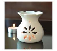 candele profumate candele di cera d'api Lampada for aromi floreali in ceramica, diffusore di oli, fornace for romaterapia, bruciatore in, for candele a olio, portacandele da tè