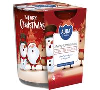 Candele profumate con vetro e pellicola per annuali Natale Buon Natale