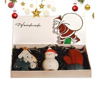 Candele Profumate Di Natale - Set Candele Natalizie | Set Di 3 Candele Profumate Per La Casa | Candele Decorative Natalizie Fatte A Mano | Candele Di Soia Creative Per L'albero Di Natale Per I Regali