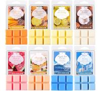 Candele profumate Donna Set, Cera Profumata Soia Naturale Candele Offerta Idee per Regali Natale Yoga Anniversario Matrimonio Bagno Spa Decorazione (Estate costiera)