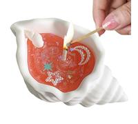 Candele profumate per la casa, candele profumate antistress, candela a forma di conchiglia, fatta a mano, naturale, 4-6 ore di combustione, con fragranze marine per donne