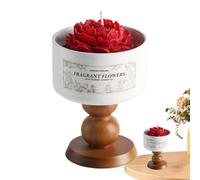 Candele profumate per la casa,Candele profumate per la casa,Candele profumate alla camelia a forma di tazza di tè Profumo per la casa in ceramica | Calzini di Natale, decorazione per aromaterapia