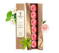 Candele profumate - realizzate in cera di soia - ottimo per aromaterapia - regalo naturale fatto a mano per compleanno, San Valentino, Natale - 6 pezzi, rosso, taglia unica, 500078