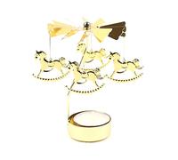 Candele rotanti carosello carosello a rotazione di candelabri da lumpo da tè per decorazioni per matrimoni natalizi portacandele portacandele porta luminosa da tè supporto per candela candel