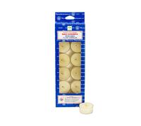 Candele Satya Nag Champa Tea Light atmosfera rilassante calmante 12 luci teal