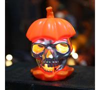 Candele senza fiamma di Halloween Candeliere a forma di scheletro a LED Puntelli