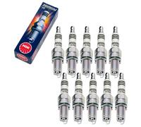Candele set NGK 10x DCR8EIX iridium resistenza 19mm filetto lungo 12mm 3606