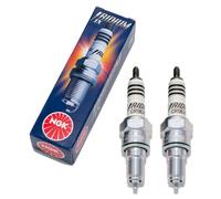 Candele set NGK 2x CR9EHIX-9 iridium resistenza 19mm filetto lungo 10mm 6216