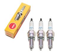 Candele set NGK 3x CPR9EA-9 candela resistenza 19mm filetto lungo Ø 10mm, 2308