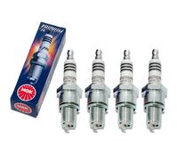 Candele set NGK 4x BR8EIX iridium resistenza 19mm filetto lungo 14mm 5044